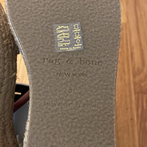 Rag & Bone Women’s White Platform Sandals Size 37/7 - Picture 9 of 9